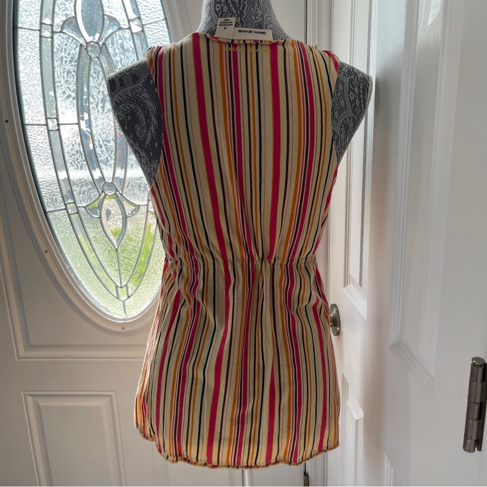 DKNY Multicolor Striped Top. Vintage Y2K - Picture 2 of 7